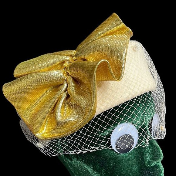 Vintage Mr. Charles Statement Hat with Veil - Picture 2 of 16